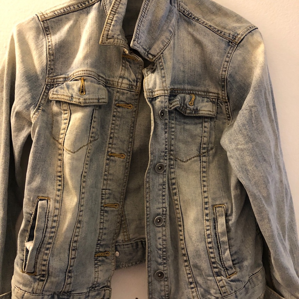 Marona distressed jean jacket size S/P